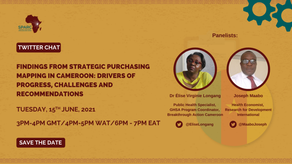 Curated Tweets From Sparcchat 14 ‘findings From Strategic Purchasing Mapping In Cameroon 7511